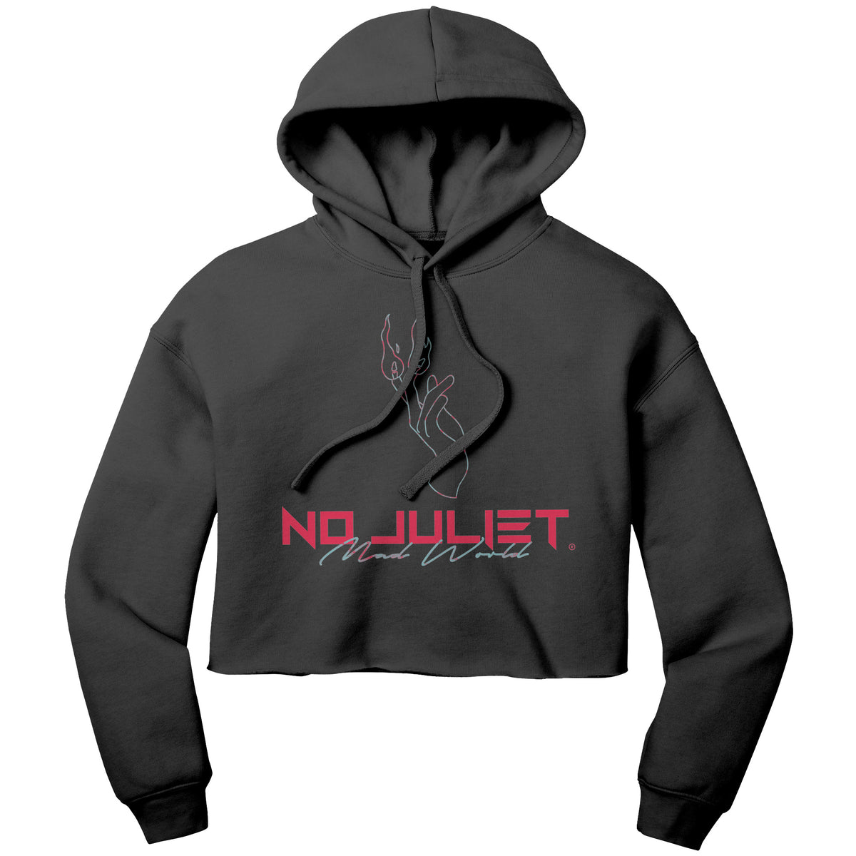 Mad World' Women's Crop Hoodie – No Juliet