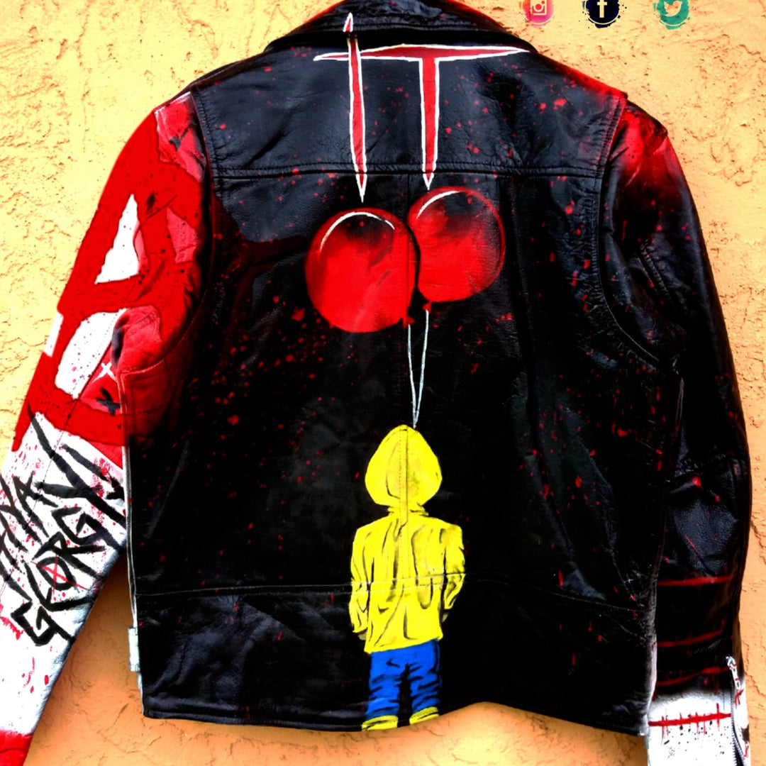 ジャケット・アウター WEIRDO CLOWN - CRAZY JACKET WEIRDO CLOWN - CRAZY JACKET Creepy-Creepy Clown In Straight